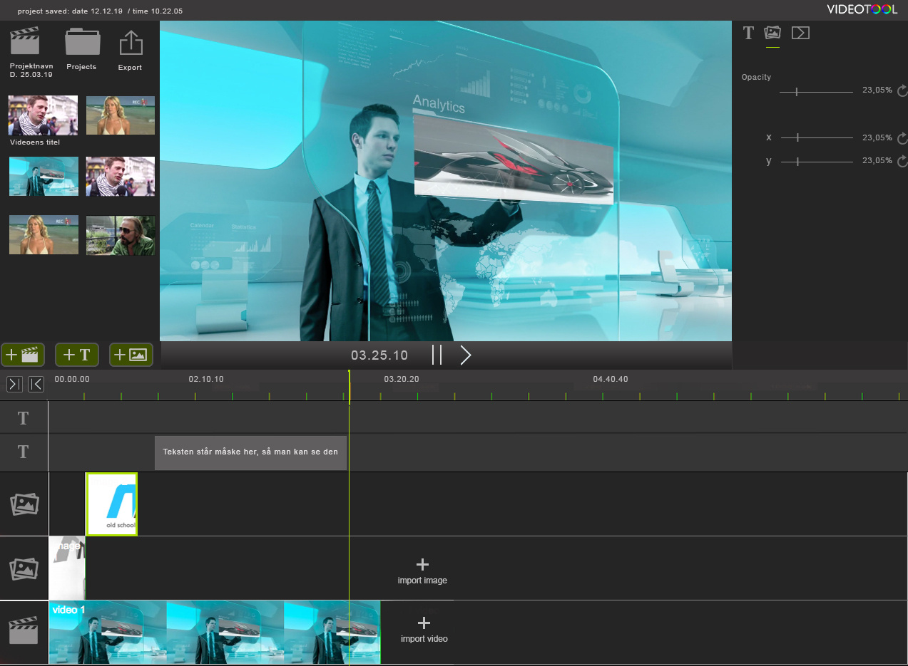 Editor mockup