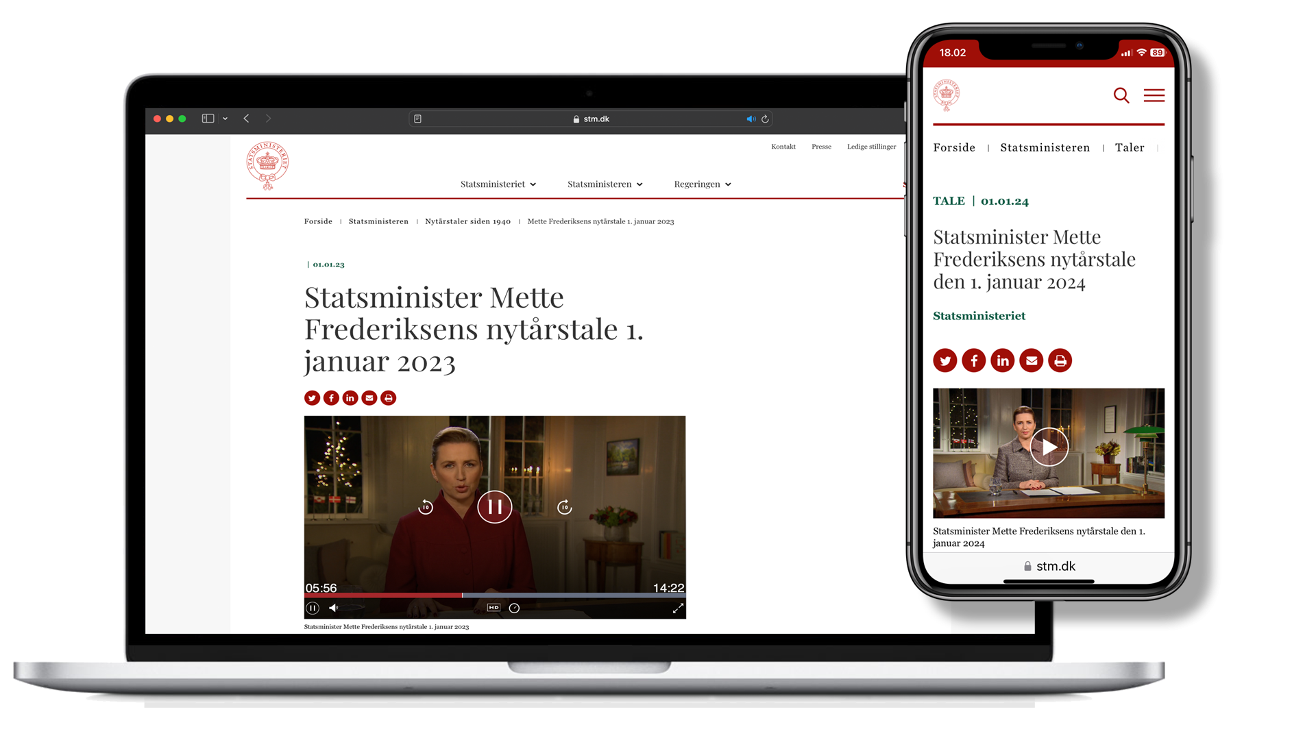 Case Statsmnisteriet Skrme og iPhone