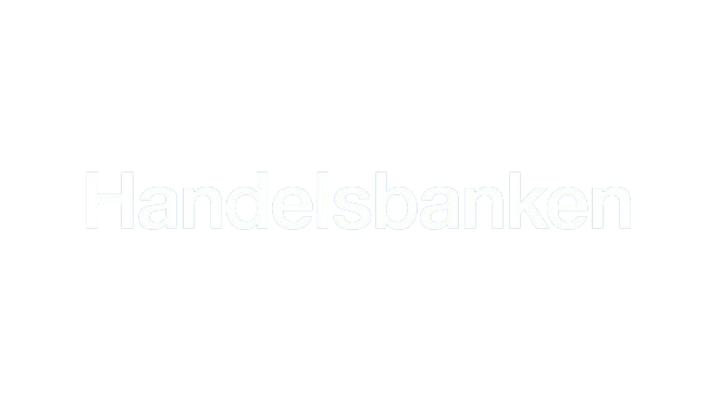 Handelsbanken logo Hvid