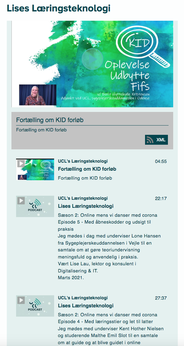 Podcast UCL